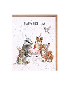 Wrendale Designs "Woodland Party" Woodland Animal Birthday Card